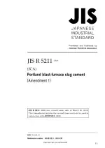 JIS R 5211:2009/Amendment 1:2019