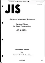 JIS A 5001:1988