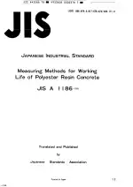 JIS A 1186:1978 (R1983)