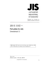 JIS E 1102:2001/Amendment 1:2006