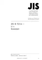 JIS R 5214:2019