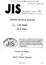JIS A 5524:1994