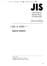 JIS A 6904:1997