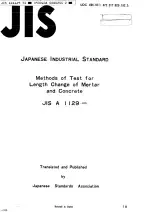 JIS A 1129:1975