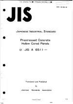 JIS A 6511:1976 (R1984)